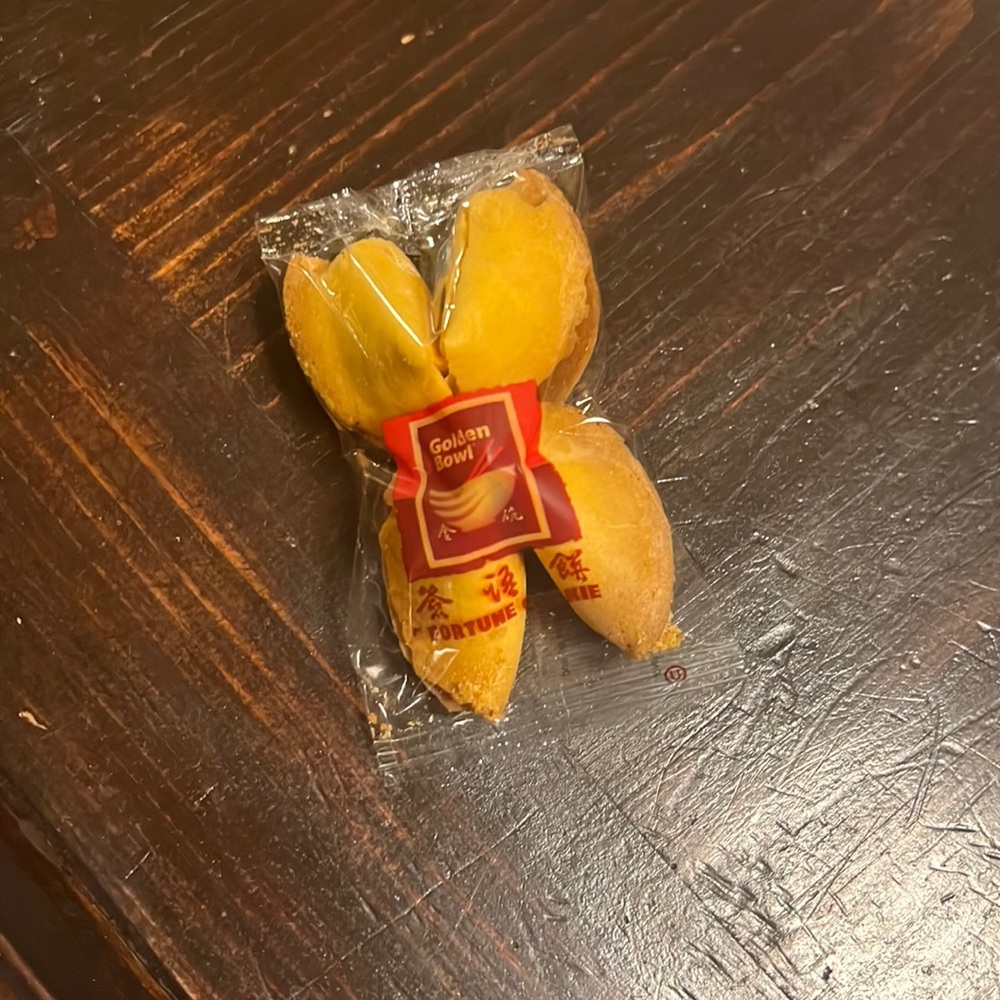 Double fortune cookie